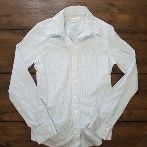 Banana Republic 8 stretch button down shirt